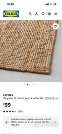 Tappeto iuta Ikea