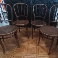 4 sedie Thonet originali anni 40