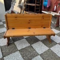 Panca in legno massello – stile rustico