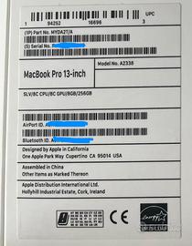 Apple MacBook Pro 13 pollici M1