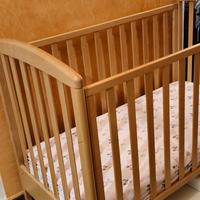 Lettino in Legno +Materasso Ortopedico
