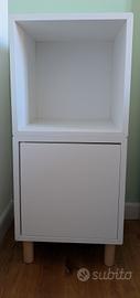 Comodino Ikea Eket bianco