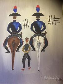 Dipinto su tela  Carabinieri