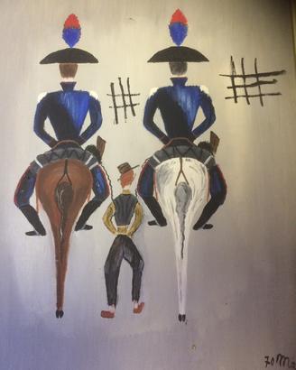 Dipinto su tela  Carabinieri