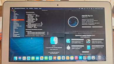 MacBook Air 2011 11 pollici macos big sur