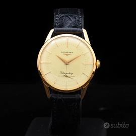 Longines flagship 60s 18 kt rose gold 34mm ref 401