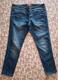 Jeans jaggy uomo taglia 48 slim fit
