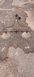 lampadario rustico