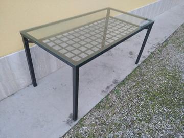 tavolo e tavolino metallo/vetro Ikea 