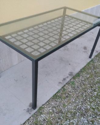tavolo e tavolino metallo/vetro Ikea 