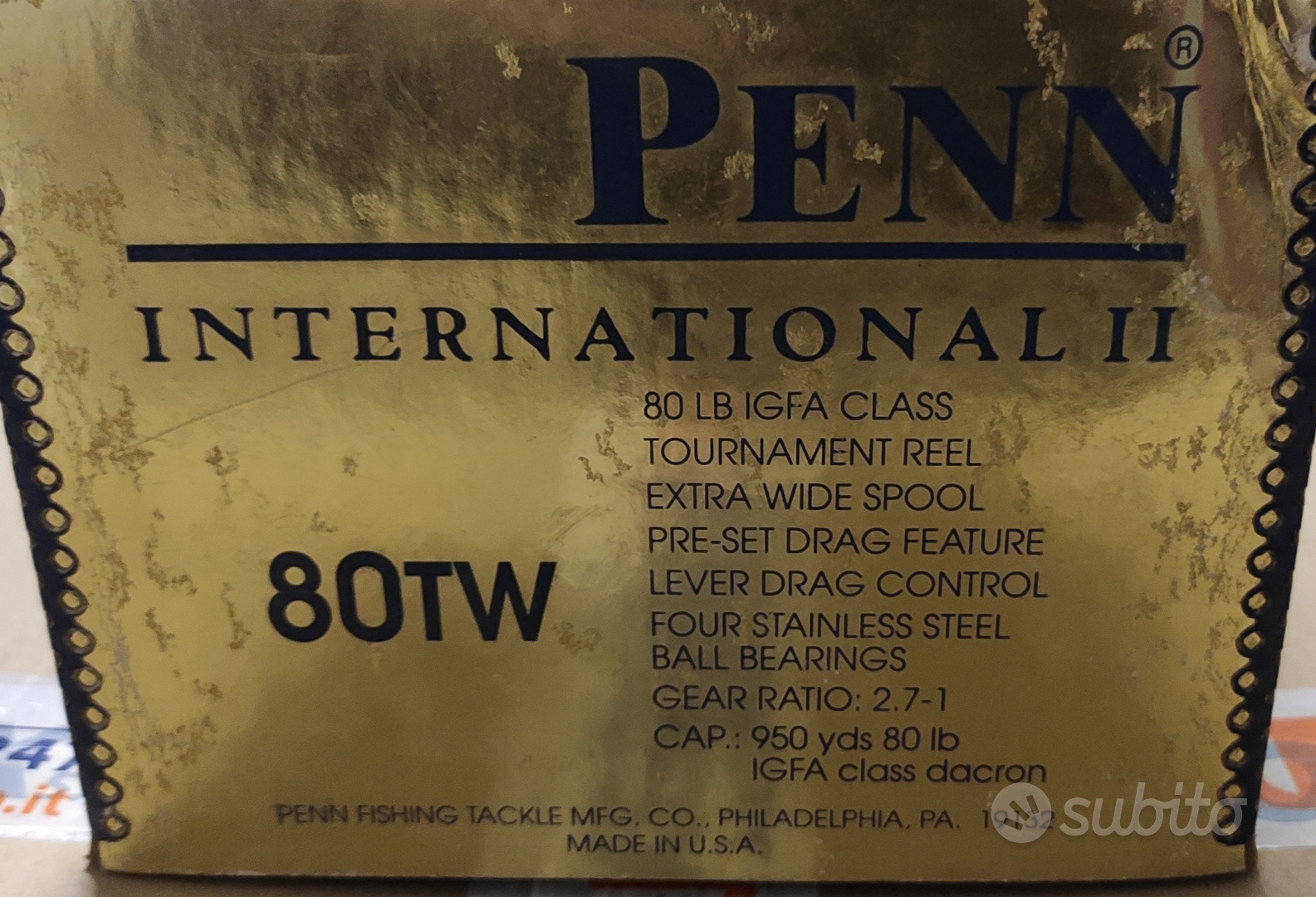 Penn 80TW - International II Tournament Reel 