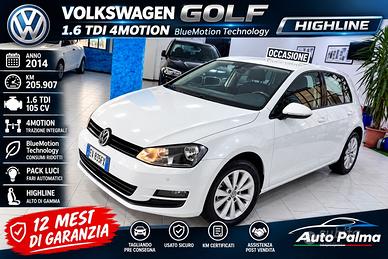 Volkswagen Golf 1.6 TDI 5p. 4MOTION Highline BlueM