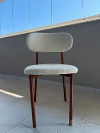 4 sedie stile nordico, simil Calligaris