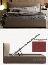 Letto matrimoniale con contenitore