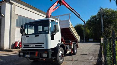 Iveco Eurocargo 150E18 K gru e ribaltabile - 2002