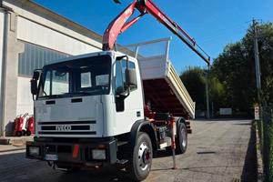 Iveco Eurocargo 150E18 K gru e ribaltabile - 2002