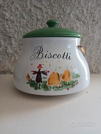 biscottiera in ceramica