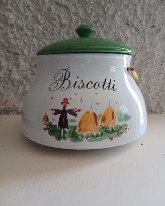 biscottiera in ceramica