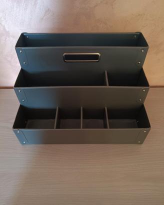 Organizer da scrivania colore grigio - IKEA.