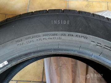 4 gomme Continental 215/55 R17 94V nuove estive