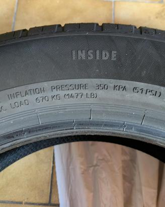 4 gomme Continental 215/55 R17 94V nuove estive