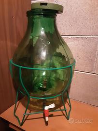 ACETIERA 10 Lt. in vetro trasparente