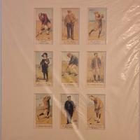 golfers cigarette card 9pzfigurine delle sigarette