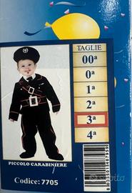 Carabiniere Abito nuovo Carnevale Costume bimbo