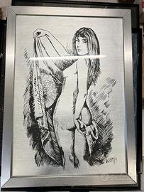 Coppia Quadri moderni AGEM ‘Nudo Femminile “