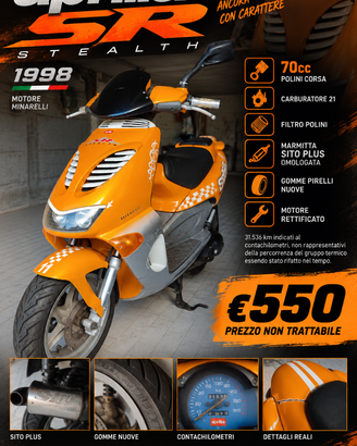 Aprilia SR 70cc Polini Corsa– €550 NON TRATTABILI