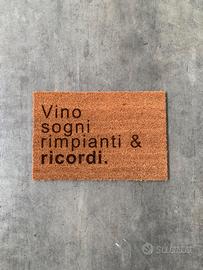 ZERBINO TAPPETO "VINO"