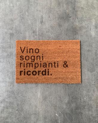 ZERBINO TAPPETO "VINO"