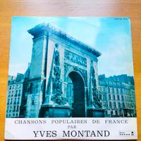 Yves Montand - Chansons Populaires De France LP