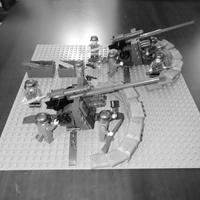 Lego compatibile - artiglieria tedesca ww2 Flak88