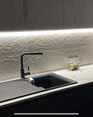 Led barra luce,3 metri,luce naturale,profil bianco