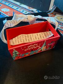 Contenitore di legno con nastro