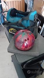 Palla Bowling 8 lb Maxim Ebonite con borsa