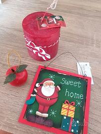 Set decorazioni natalizie