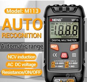 ANENG M113 MULTIMETRO DIGITALE  Auto Range nuovo!