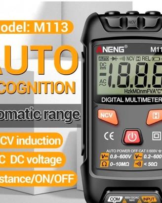 ANENG M113 MULTIMETRO DIGITALE  Auto Range nuovo!