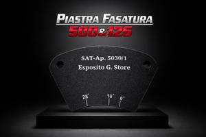 Piastra fasatura per 500 & 126 D'epoca
