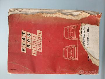 libretto d'uso e manutenzione Fiat 500 L