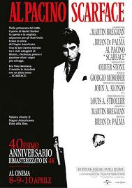 Locandina cinema originale SCARFACE 40TH