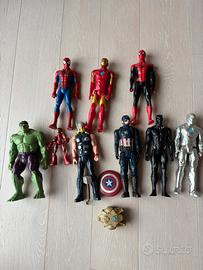 Personaggi marvel spiderman, hulk, thor, etc…