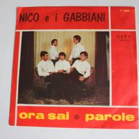 NICO E I GABBIANI-DISCO-ORA SAI -PAROLE '7 -45 gir