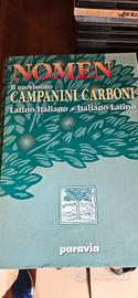 Vocabolario latino italiano Campanini Carbonioni