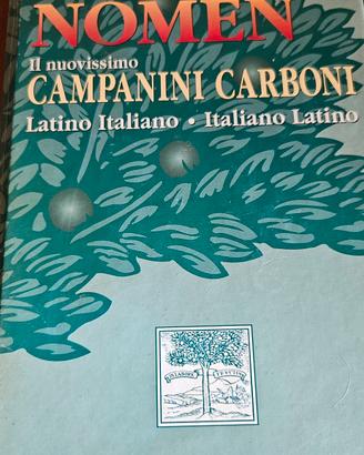 Vocabolario latino italiano Campanini Carbonioni