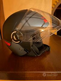 Casco per scooter con visiera