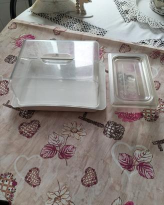 porta burro e porta formaggio in plastica 