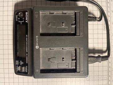 Carica batteria doppio Sony AC-VQ900AM